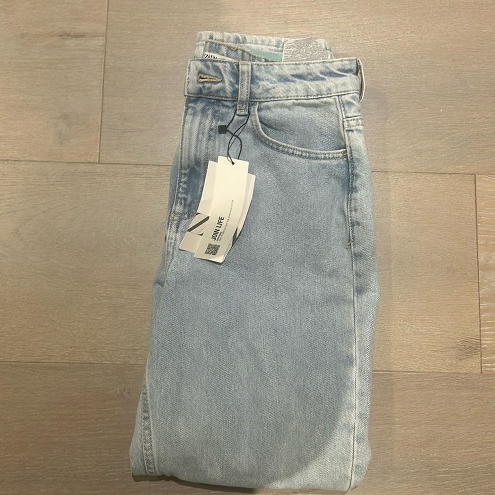 NWT Zara light blue jeans
